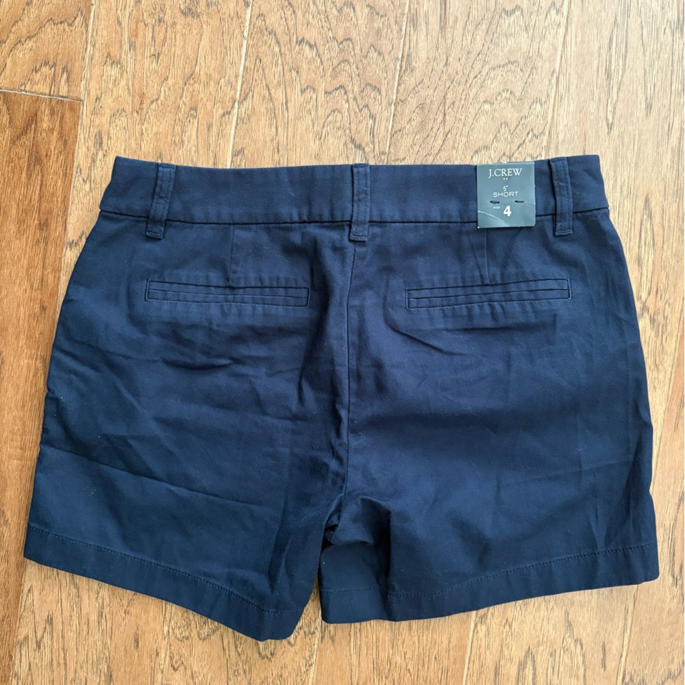 J. Crew Blue Bermuda Shorts Classic Tailored Cotton